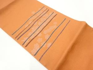 組紐に花模様名古屋帯